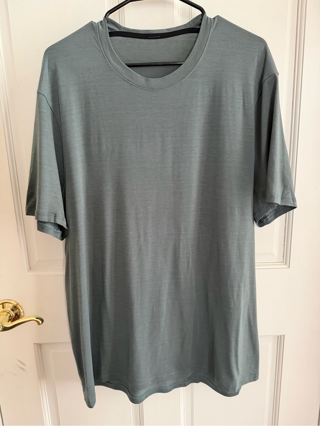 Mens Lululemon Super Soft Short Sleeve Shirt Size Xl Green
